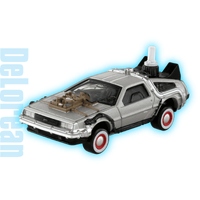 TOMICA PREMIUM UNLIMITED 02 BACK TO THE FUTURE TIME MACHINE PART 3 1/64 SCALE DIECAST