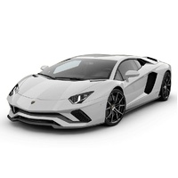 AOSHIMA A006345 SNAP KIT LAMBORGHINI AVENTADOR S PEARL WHITE 1/32 SCALE PLASTIC MODEL KIT