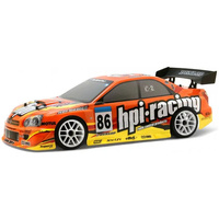 HPI 7399 IMPREZA RACING 1/10 SCALE CLEAR POLYCARBONATE BODY