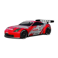 HPI 7485 NISSAN 350Z NISMO GT 200MM 1/10 SCALE CLEAR POLYCARBONATE BODY
