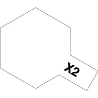 TAMIYA X-2 ACRYLIC WHITE PAINT 10ML
