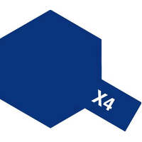 TAMIYA X-4 ACRYLIC BLUE PAINT 10ML