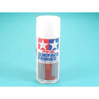 TAMIYA T87044 FINE SURFACE PRIMER PLASTIC AND METAL WHITE 180ML