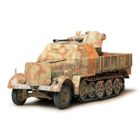 TAMIYA 35144 SD.KFZ.7/2 GERMAN 8 TON SEMI TRACK 3.7CM FLACK 37 1/35 SCALE PLASTIC MODEL KIT