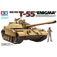 TAMIYA 35324 IRAQI T-55 ENIGMA WITH ARMOUR BLOCKS 1/35 SCALE PLASTIC MODEL KIT