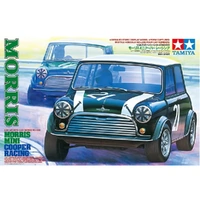 TAMIYA 24130 MORRIS MINI COOPER RACING #13 1/24 SCALE PLASTIC MODEL KIT