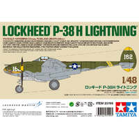 TAMIYA 25199 LOCKHEAD P-38H LIGHTNING 1:48 PLASTIC MODEL HELICOPTER