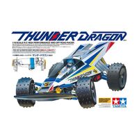 TAMIYA 47458 THUNDER DRAGON HIGH PERFORMANCE 4WD OFF ROAD RACER 1/10 SCALE REMOTE CONTROL CAR
