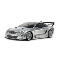 TAMIYA 47493 TT-02 CHASSIS 2002 MERCEDES-BENZ CLK AMG RACING VERSION 1/10 SCALE R/C 4WD KIT ELECTRONICS REQUIRED
