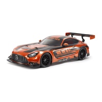 TAMIYA 47519 MERCEDES-AMG GT3 EVO TT-02 CHASSIS ORANGE PAINTED BODY  1/10 SCALE RC CAR KIT