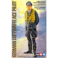 TAMIYA 36302 GERMAN LUFTWAFFE ACE PILOT FIGURE MODEL FIGURES 1/16