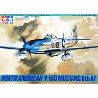 TAMIYA 61040 NORTH AMERICAN P-51D MUSTANG 8TH AF 1/48 SCALE AIRCRAFT PLASTIC MODEL KIT