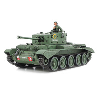 TAMIYA 35221 BRITISH CROMWELL MK.IV BRITISH CRUISER TANK MK.VIII, A27M 1/35 SCALE PLASTIC MODEL KIT