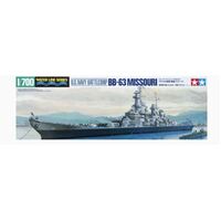 TAMIYA 31613 U.S. NAVY BATTLESHIP BB-63 MISSOURI 1:700 WATER LINE SERIES PLASTIC MODEL SHIP KIT