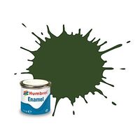 HUMBROL 242 DUNKELGRUN MATT ENAMEL 14ML PAINT