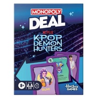 HASBRO GAMES MONOPOLY DEAL KPOP DEMON HUNTERS CARD GAME