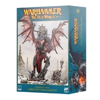 WARHAMMER THE OLD WORLD 08-19 WARRIORS OF CHAOS - LORD ON CHAOS DRAGON INCLUDES 2 MINIATURES