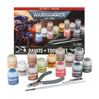WARHAMMER 40K 60-12 PAINTS + TOOLS SET