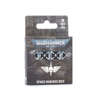 WARHAMMER 40,00048-111 SPACE MARINES DICE SET 16 DICE