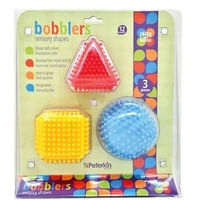 PLAY AND LEARN BOBBLERS SENSORY SHAPES 3PK