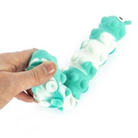 KEYCRAFT TUTTI FRUTTI CATERPILLAR FIDGET TOY - GREEN-WHITE