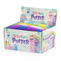 KEYCRAFT LARGE TUTTI FRUTTI LIGHT UP PUFFER - BLUE AND PURPLE