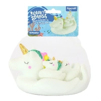 KEYCRAFT - LITTLE SPLASH UNICORN FAMILY BATH TOY