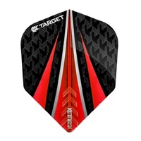 TARGET VISION ULTRA 3 DART FLIGHTS - SET OF 3 STANDARD 100 MICRON - RED