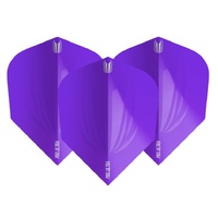 TARGET ID PRO ULTRA DART FLIGHTS - SET OF 3 No6 SHAPE 100 MICRON - PURPLE