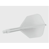 TARGET K-FLEX 410004 NO.6 SHAPE WHITE INTERMEDIATE 26MM - SET OF 3 FLIGHTS