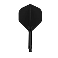 TARGET K-FLEX 410020 NO.2 STANDARD BLACK INTERMEDIATE 26MM BLACK - SET OF 3 FLIGHTS