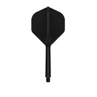 TARGET K-FLEX 410021 NO.2 STANDARD BLACK MEDIUM 33MM - SET OF 3 FLIGHTS