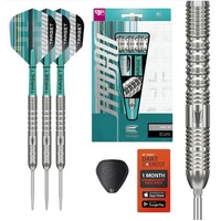 TARGET HYDRO 01 90% TUNGSTEN 22g SWISS POINT STEEL TIP DARTS SET