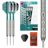 TARGET HYDRO 02 90% TUNGSTEN 25g SWISS POINT STEEL TIP DARTS SET