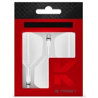 TARGET K-SHIFT 410542 NO.6 SHAPE WHITE MEDIUM 33MM - SET OF 3 FLIGHTS