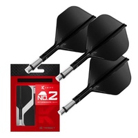 TARGET K-SHIFT 410547 NO.2 STANDARD BLACK INTERMEDIATE 26MM - SET OF 3 FLIGHTS