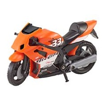 TEAMSTERZ STREET KINGZ SPEED BURNT ORANGE METAL DIECAST BIKE
