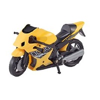 TEAMSTERZ STREET KINGZ SPEED YELLOW METAL DIECAST BIKE