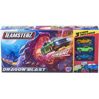 HTI TEAMSTERZ TURBO CITY DRAGON BLAST TRACKSET WITH 3 CARS