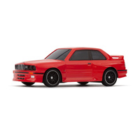 HPI NANO-TTR 1989 BMW M3 RAVAGLIA RED RTR-X 2WD TABLE TOP RC RACER 1/64 SCALE