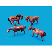 PECO SCENE 5105MS HORSES AND PONIES OO/HO SCALE MINATURES