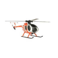 TWISTER 1003C  MD500 SCALE 250 RED/SILVER 500 FLYBARLESS HELICOPTER WITH 6 AXIS STABILISATION AND ALTITUDE HOLD 1/48 SCALE