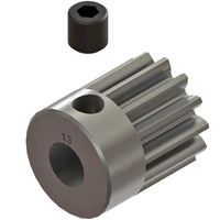 ARRMA AR310425 13T 0.8 MOD 5MM SHAFT STEEL PINION GEAR, ARAC7876