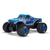 ARRMA QUAKE 4S BLX 1/8 SCALE 4X4 MONSTER TRUCK, RTR, WHITE/BLUE [ARA4437T2]