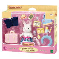 SYLVANIAN FAMILIES 5641 WEEKEND TRAVEL SET SNOW RABBIT MOTHER