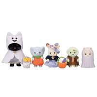 SYLVANIAN FAMILIES 5654 TRICK OR TREAT PARADE WITH GLOW IN THE DARK COSTUME