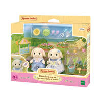 SYLVANIAN FAMILIES 5736 BLOSSOM GARDENING SET FLORA RABBIT SISTER AND BROTHER