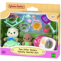 SYLVANIAN FAMILIES 5804 SEA OTTER SISTERS SPLASHY SNORKEL SET