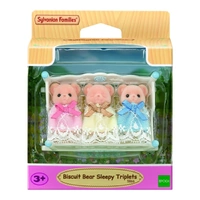 SYLVANIAN FAMILIES 5866 BISCUIT BEAR SLEEPY TRIPLETS