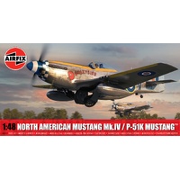 AIRFIX  A05137 NORTH AMERICAN MUSTANG MK.IV 1/48 SCALE PLASTIC MODEL KIT